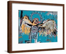 Untitled (Fallen Angel), 1981-Jean-Michel Basquiat-Framed Giclee Print