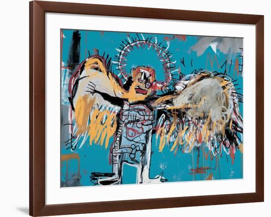 Untitled (Fallen Angel), 1981-Jean-Michel Basquiat-Framed Giclee Print