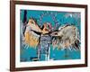 Untitled (Fallen Angel), 1981-Jean-Michel Basquiat-Framed Giclee Print