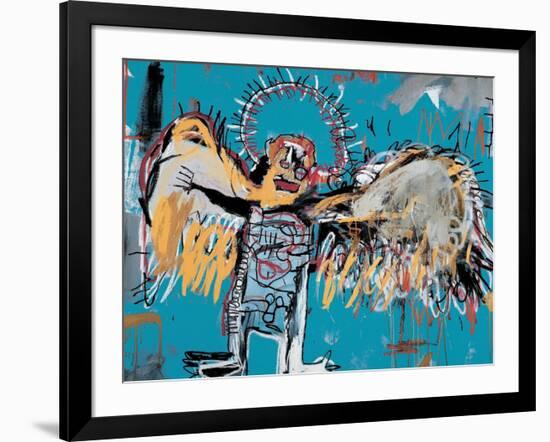 Untitled (Fallen Angel), 1981-Jean-Michel Basquiat-Framed Giclee Print