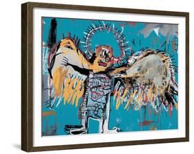 Untitled (Fallen Angel), 1981-Jean-Michel Basquiat-Framed Giclee Print