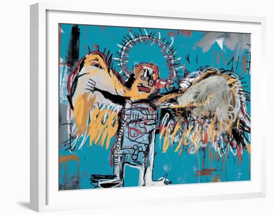 Untitled (Fallen Angel), 1981-Jean-Michel Basquiat-Framed Giclee Print