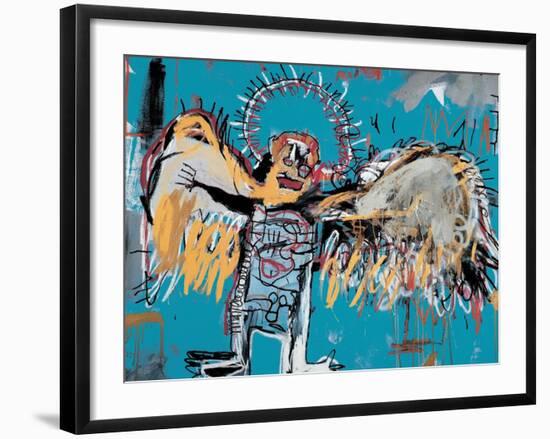 Untitled (Fallen Angel), 1981-Jean-Michel Basquiat-Framed Giclee Print