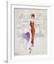 Untitled (Female Fashion Figure), c. 1959-Andy Warhol-Framed Art Print