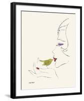 Untitled (Female Head), c. 1958-Andy Warhol-Framed Giclee Print