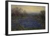 Untitled - Field of Bluebonnets (Oil on Canvas)-Julian Onderdonk-Framed Giclee Print