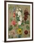 Untitled (Flowers)-Eugene Delacroix-Framed Giclee Print