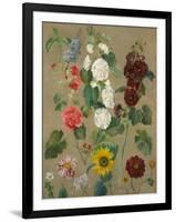 Untitled (Flowers)-Eugene Delacroix-Framed Giclee Print