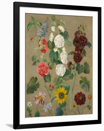 Untitled (Flowers)-Eugene Delacroix-Framed Giclee Print