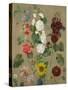 Untitled (Flowers)-Eugene Delacroix-Stretched Canvas