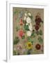 Untitled (Flowers)-Eugene Delacroix-Framed Giclee Print