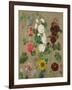 Untitled (Flowers)-Eugene Delacroix-Framed Giclee Print