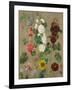 Untitled (Flowers)-Eugene Delacroix-Framed Giclee Print