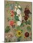 Untitled (Flowers)-Eugene Delacroix-Mounted Giclee Print