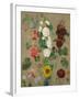 Untitled (Flowers)-Eugene Delacroix-Framed Giclee Print