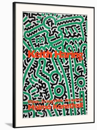 Untitled (For Maria), Detail-Keith Haring-Framed Art Print