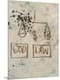 Untitled (God - Law)-Jean-Michel Basquiat-Mounted Giclee Print