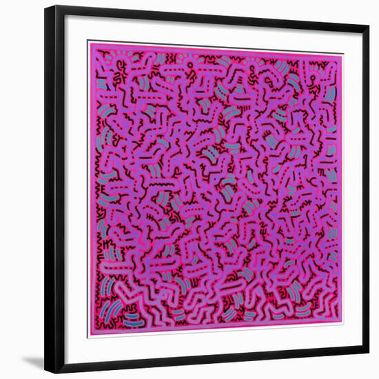 Untitled, June 1, 1984-Keith Haring-Framed Premium Giclee Print