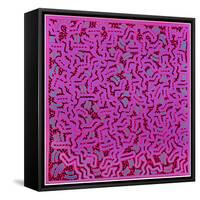 Untitled, June 1, 1984-Keith Haring-Framed Stretched Canvas