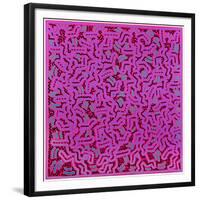 Untitled, June 1, 1984-Keith Haring-Framed Giclee Print