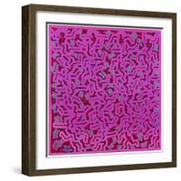 Untitled, June 1, 1984-Keith Haring-Framed Giclee Print