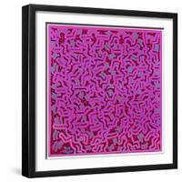 Untitled, June 1, 1984-Keith Haring-Framed Giclee Print