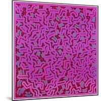 Untitled, June 1, 1984-Keith Haring-Mounted Giclee Print