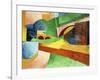 Untitled (Landscape with Bridge)-Morton Livingston Schamberg-Framed Giclee Print