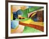 Untitled (Landscape with Bridge)-Morton Livingston Schamberg-Framed Giclee Print