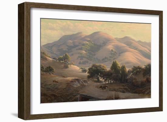 Untitled (Landscape with Mount Tamalpais), 1908-Jack Wisby-Framed Giclee Print