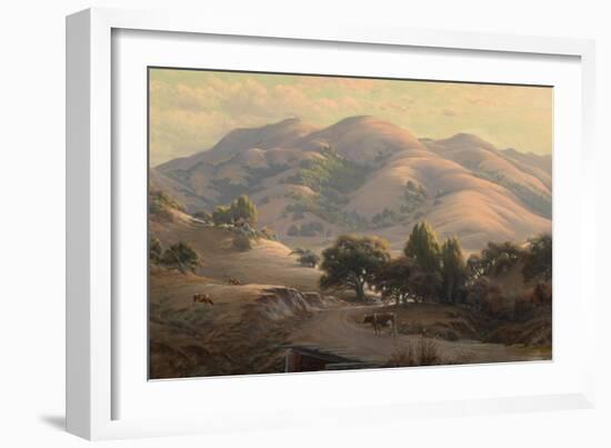 Untitled (Landscape with Mount Tamalpais), 1908-Jack Wisby-Framed Giclee Print