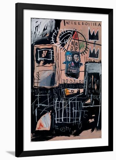 Untitled (Loans)-Jean-Michel Basquiat-Framed Giclee Print