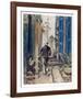 Untitled (Old Man and Stairs)-William Collier-Framed Collectable Print