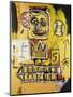 Untitled (Orange Sports Figure)-Jean-Michel Basquiat-Mounted Premium Giclee Print