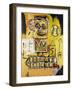 Untitled (Orange Sports Figure)-Jean-Michel Basquiat-Framed Premium Giclee Print