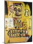 Untitled (Orange Sports Figure)-Jean-Michel Basquiat-Mounted Premium Giclee Print