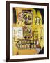 Untitled (Orange Sports Figure)-Jean-Michel Basquiat-Framed Giclee Print