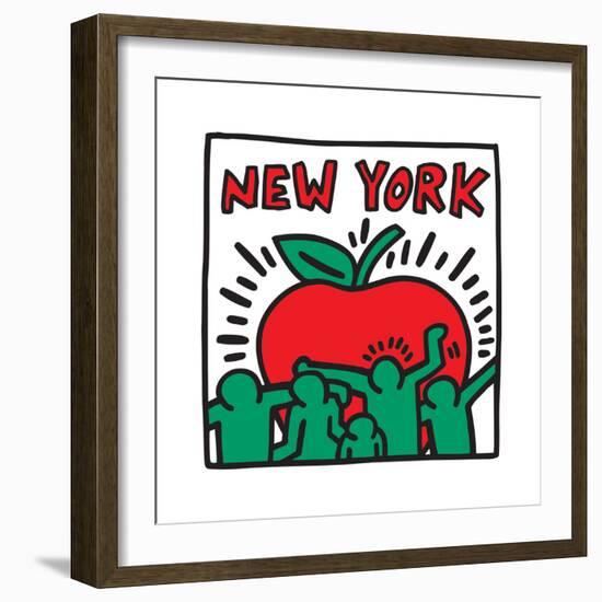 Untitled Pop Art - New York-Keith Haring-Framed Premium Giclee Print