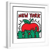 Untitled Pop Art - New York-Keith Haring-Framed Premium Giclee Print