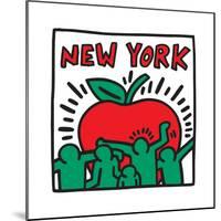 Untitled Pop Art - New York-Keith Haring-Mounted Premium Giclee Print