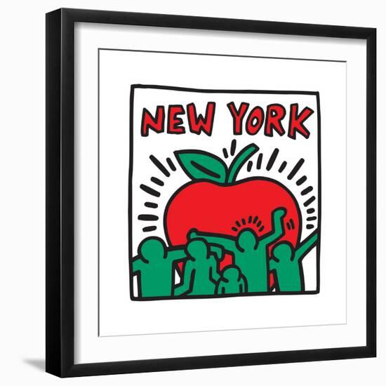 Untitled Pop Art - New York-Keith Haring-Framed Giclee Print