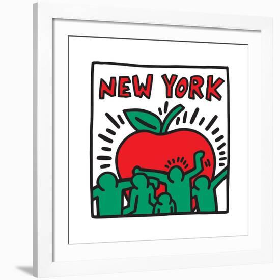 Untitled Pop Art - New York-Keith Haring-Framed Giclee Print