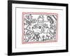 Untitled Pop Art-Keith Haring-Framed Giclee Print