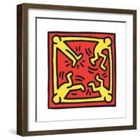 Untitled Pop Art-Keith Haring-Framed Giclee Print