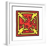 Untitled Pop Art-Keith Haring-Framed Giclee Print