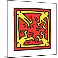 Untitled Pop Art-Keith Haring-Mounted Giclee Print