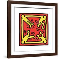 Untitled Pop Art-Keith Haring-Framed Giclee Print