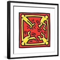 Untitled Pop Art-Keith Haring-Framed Giclee Print