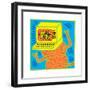 Untitled Pop Art-Keith Haring-Framed Premium Giclee Print