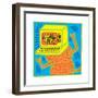 Untitled Pop Art-Keith Haring-Framed Giclee Print